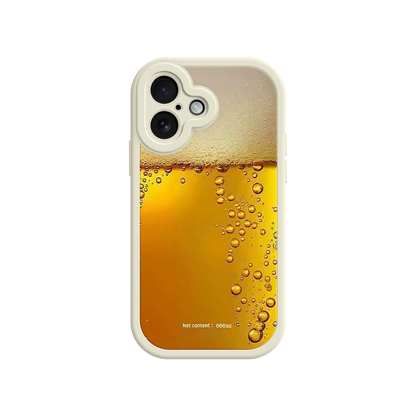 #MC0007 Factory Wholesale Funny Beer Glass Phone Case – Realistic Foam Design, Novelty Gift for Beer Lovers