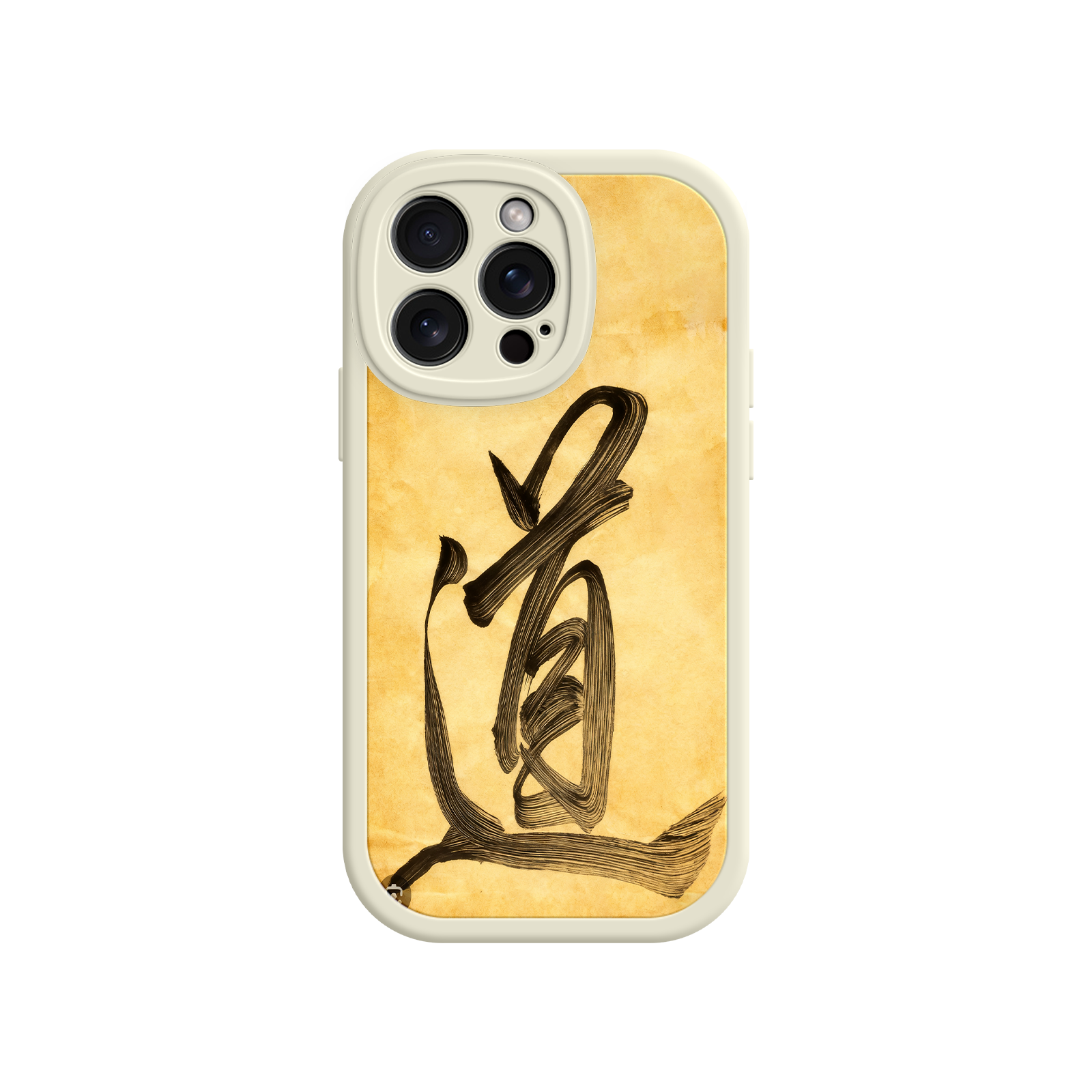 Zen-inspired phone case with cultural design