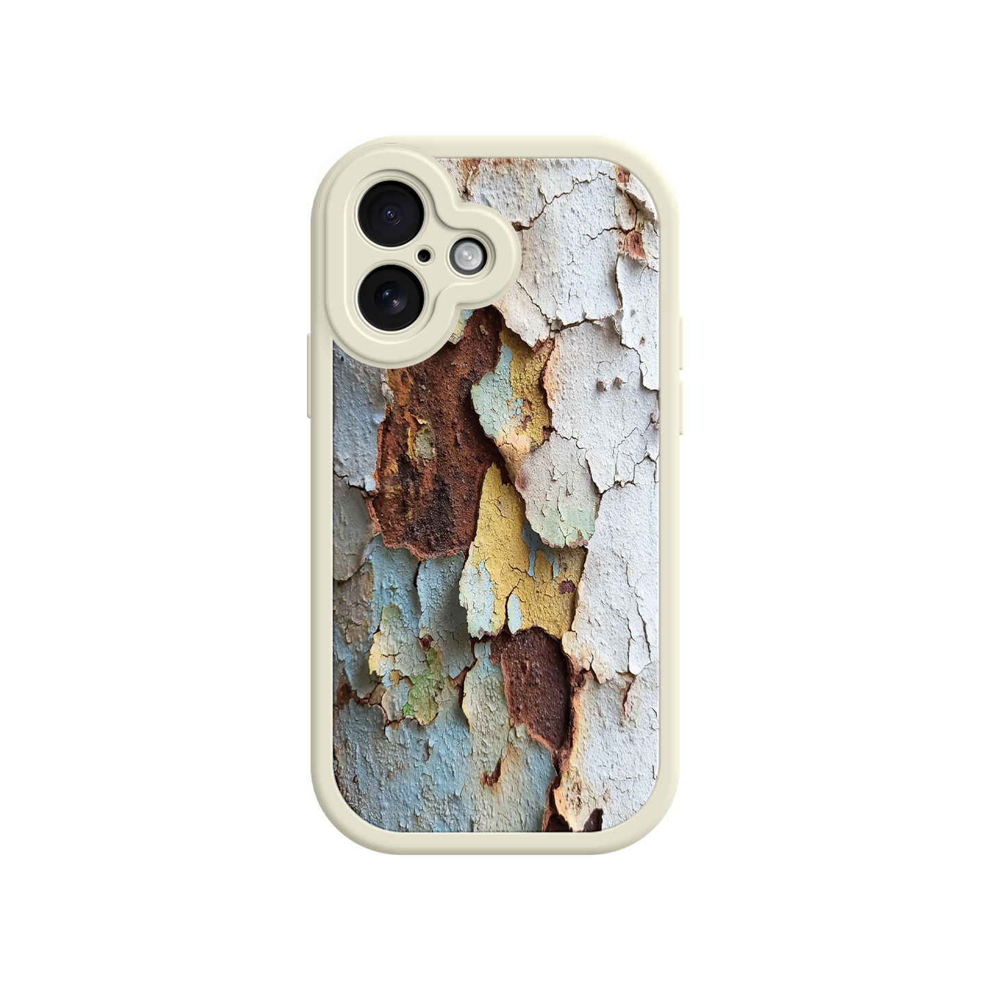 Unique phone case with aged design for gifting