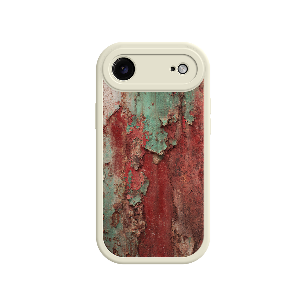 Textured iPhone case with antique finish and patina