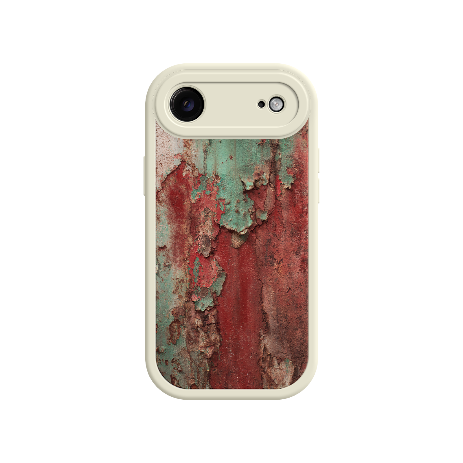 Rustic Metal Texture Phone Case – Vintage Industrial Style for iPhone 17