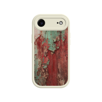 #MC0022 Factory Wholesale Rustic Metal Texture Phone Case – Vintage Industrial Style for iPhone 17