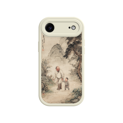 #MC0013 Factory Wholesale Traditional Chinese Landscape iPhone Case – Cultural Art with Generational Bond
