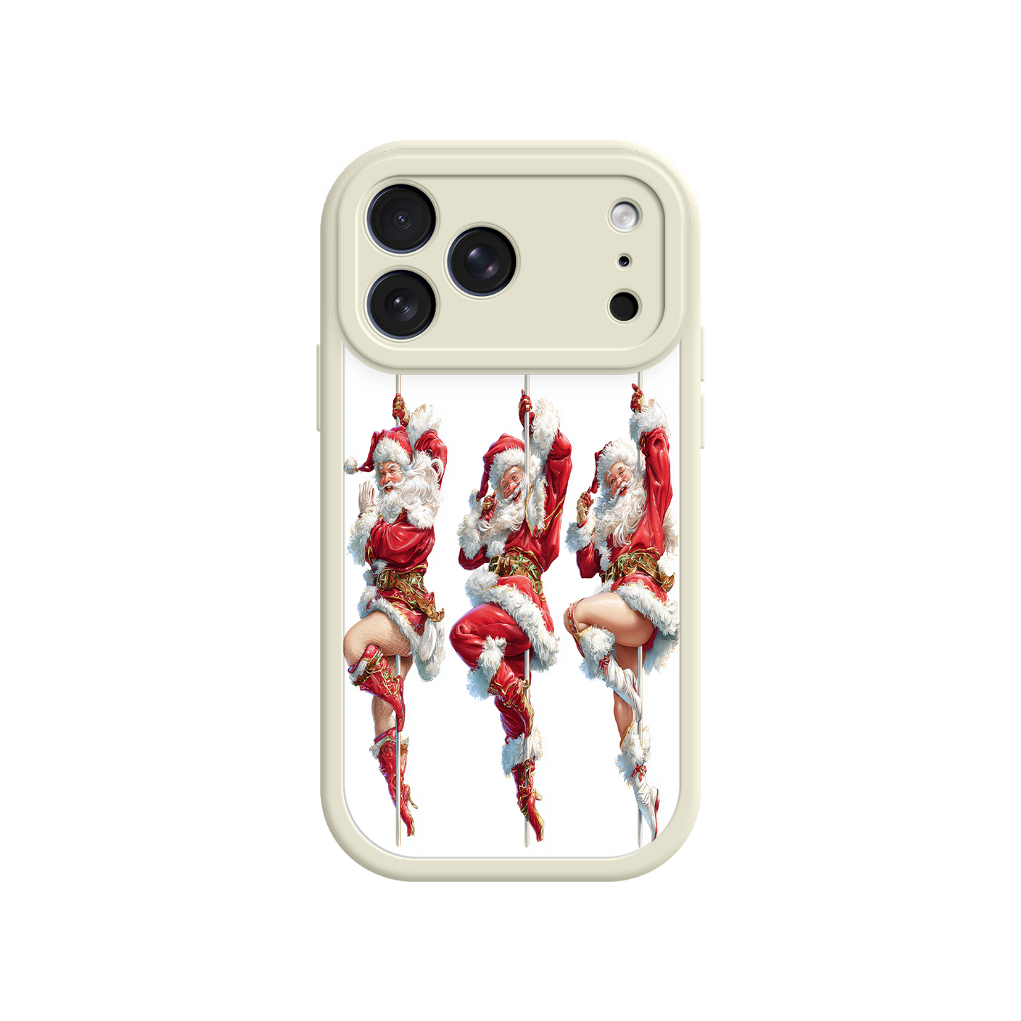 Vintage phone case with festive performance theme