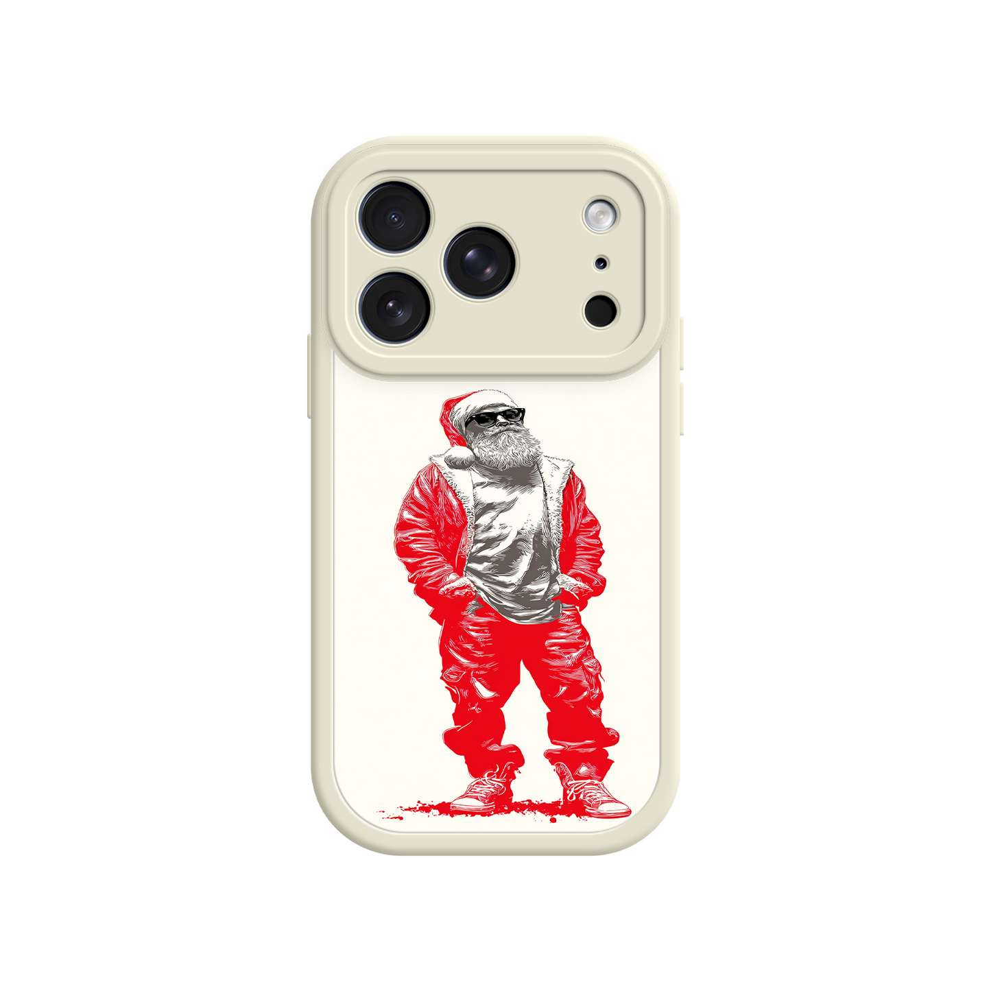 Santa Claus phone case for festive smartphone protection