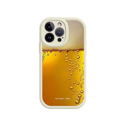 #MC0007 Factory Wholesale Funny Beer Glass Phone Case – Realistic Foam Design, Novelty Gift for Beer Lovers