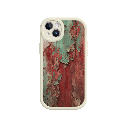 #MC0022 Factory Wholesale Rustic Metal Texture Phone Case – Vintage Industrial Style for iPhone 17
