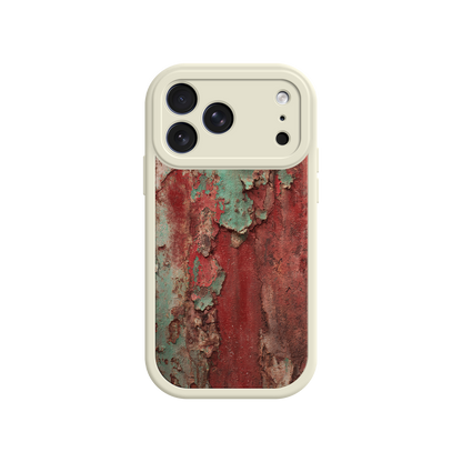 #MC0022 Factory Wholesale Rustic Metal Texture Phone Case – Vintage Industrial Style for iPhone 17