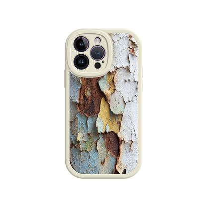 #MC0021 Factory Wholesale Rustic Patina Phone Case – Vintage Peeling Paint Design for iPhone 17