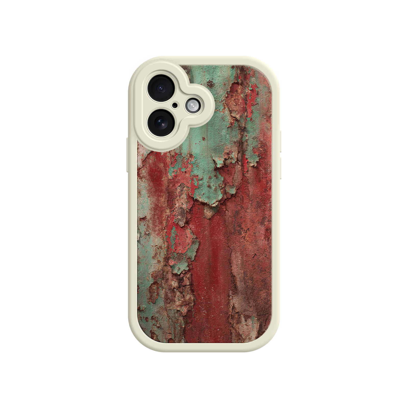 Rustic Metal Texture Phone Case – Vintage Industrial Style for iPhone 17