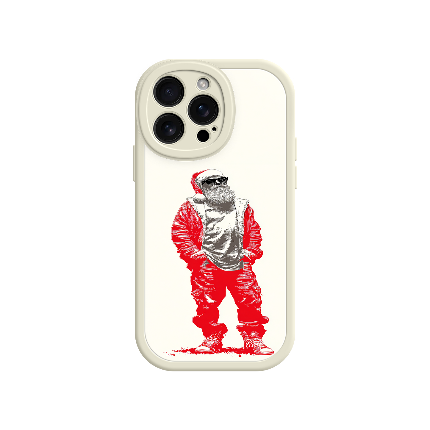 #MC0023 Factory Wholesale Urban Santa Street Style iphone 17 Case