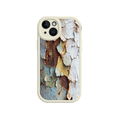 #MC0021 Factory Wholesale Rustic Patina Phone Case – Vintage Peeling Paint Design for iPhone 17