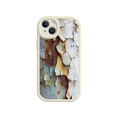 #MC0021 Factory Wholesale Rustic Patina Phone Case – Vintage Peeling Paint Design for iPhone 17