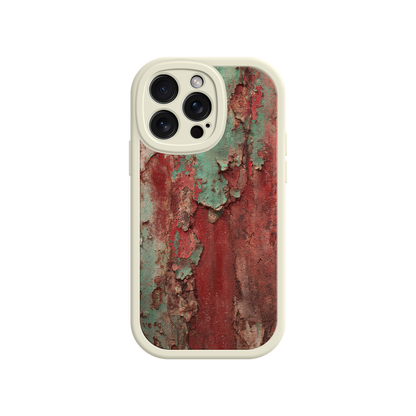 #MC0022 Factory Wholesale Rustic Metal Texture Phone Case – Vintage Industrial Style for iPhone 17
