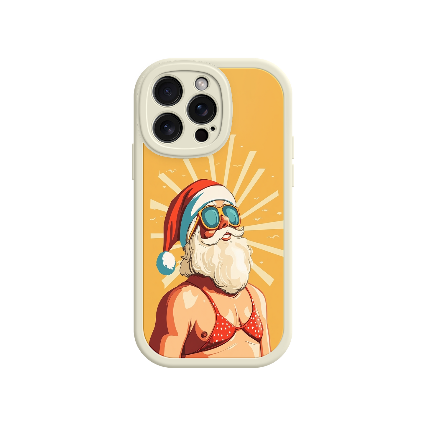 Funny holiday phone case with vintage comic style
