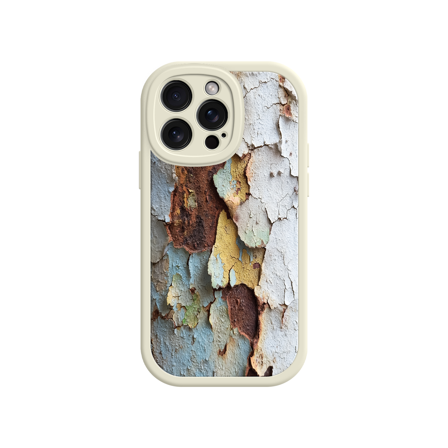 Instagram-worthy phone case with rustic paint design