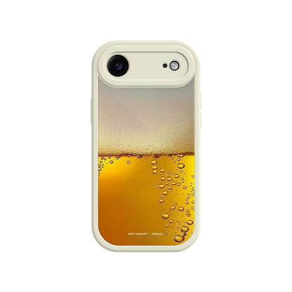 #MC0007 Factory Wholesale Funny Beer Glass Phone Case – Realistic Foam Design, Novelty Gift for Beer Lovers