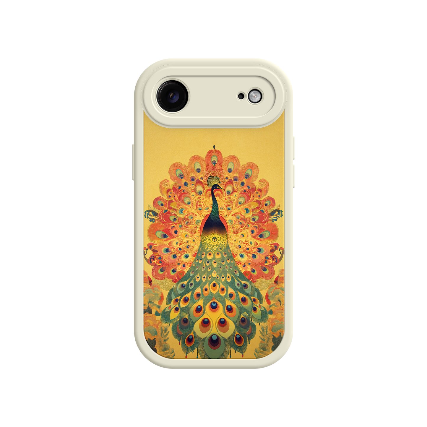 #MC0009 Factory Wholesale Peacock iPhone Case – Artistic Bird Design with Vibrant Feathers & Boho Style