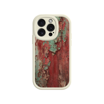 #MC0022 Factory Wholesale Rustic Metal Texture Phone Case – Vintage Industrial Style for iPhone 17