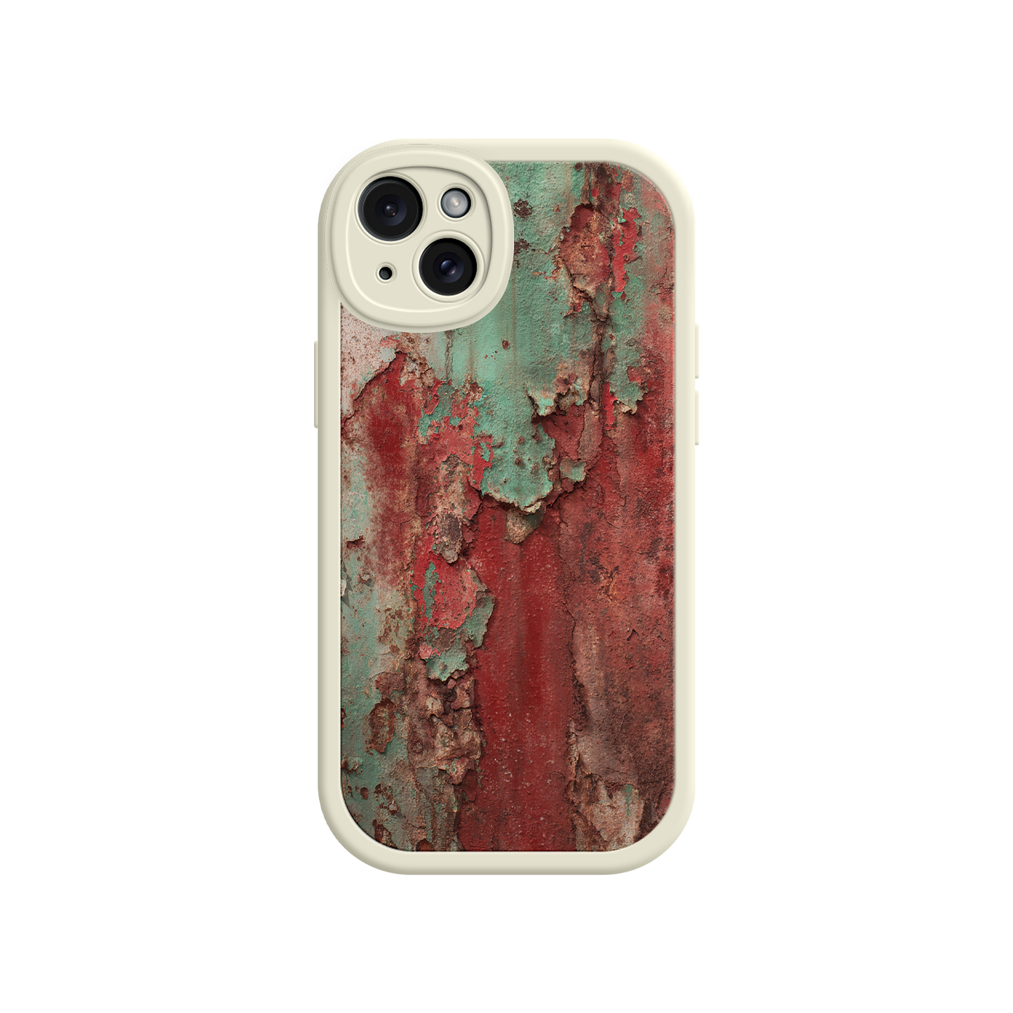 #MC0022 Factory Wholesale Rustic Metal Texture Phone Case – Vintage Industrial Style for iPhone 17