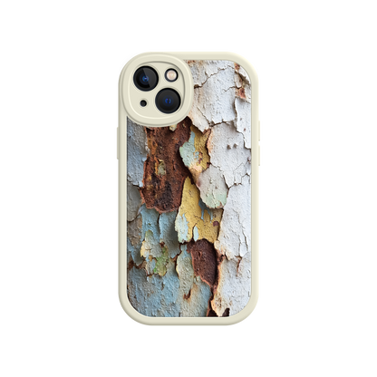 #MC0021 Factory Wholesale Rustic Patina Phone Case – Vintage Peeling Paint Design for iPhone 17