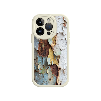 #MC0021 Factory Wholesale Rustic Patina Phone Case – Vintage Peeling Paint Design for iPhone 17